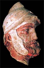 Fragment of ceramic statue