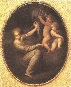 Женщина с двумя детьми